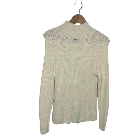 Armani Exchange Cream Knit Mock Neck Sweater xs - Certilogo Authenticated - Picture 3 of 11